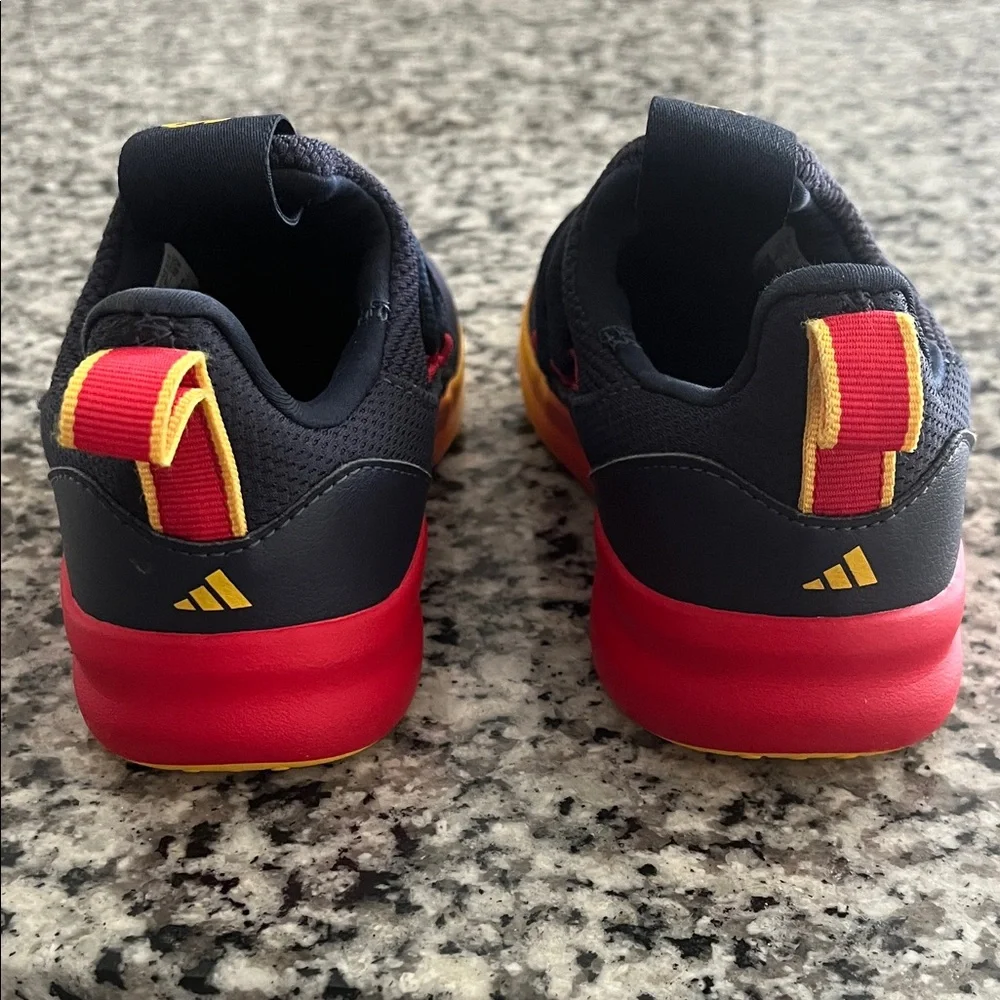 adidas Lite Racer Adapt 7.0 K 'Legend Ink Crew Yellow' size 1, Little Boy - Picture 4 of 7